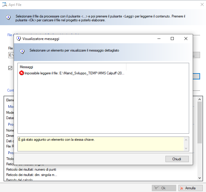 MMS RunAnalyzer - libreria dei limiti di legge