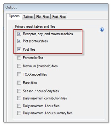 AERMOD modeling tip