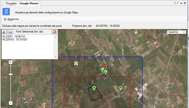 visualizzatore basato su Google Maps