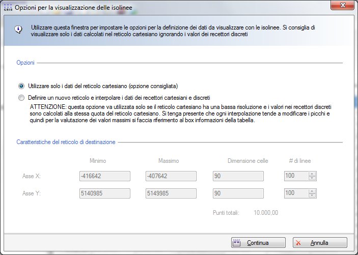 MMS RunAnalyzer - interpolazione