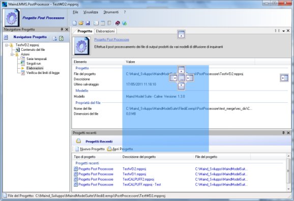 MMS RunAnalyzer - postprocessore modelli diffusione atmosferica